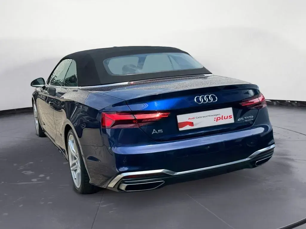 Gebraucht Audi A5 Cabriolet S-Line 265 PS (194 kW) 2023 Navarrablau metallic Cabrio