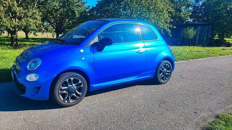 Blau Gebraucht 2021 Fiat 500 Cabrio | 12.299 € (Fairer Preis) - Bild 1/4