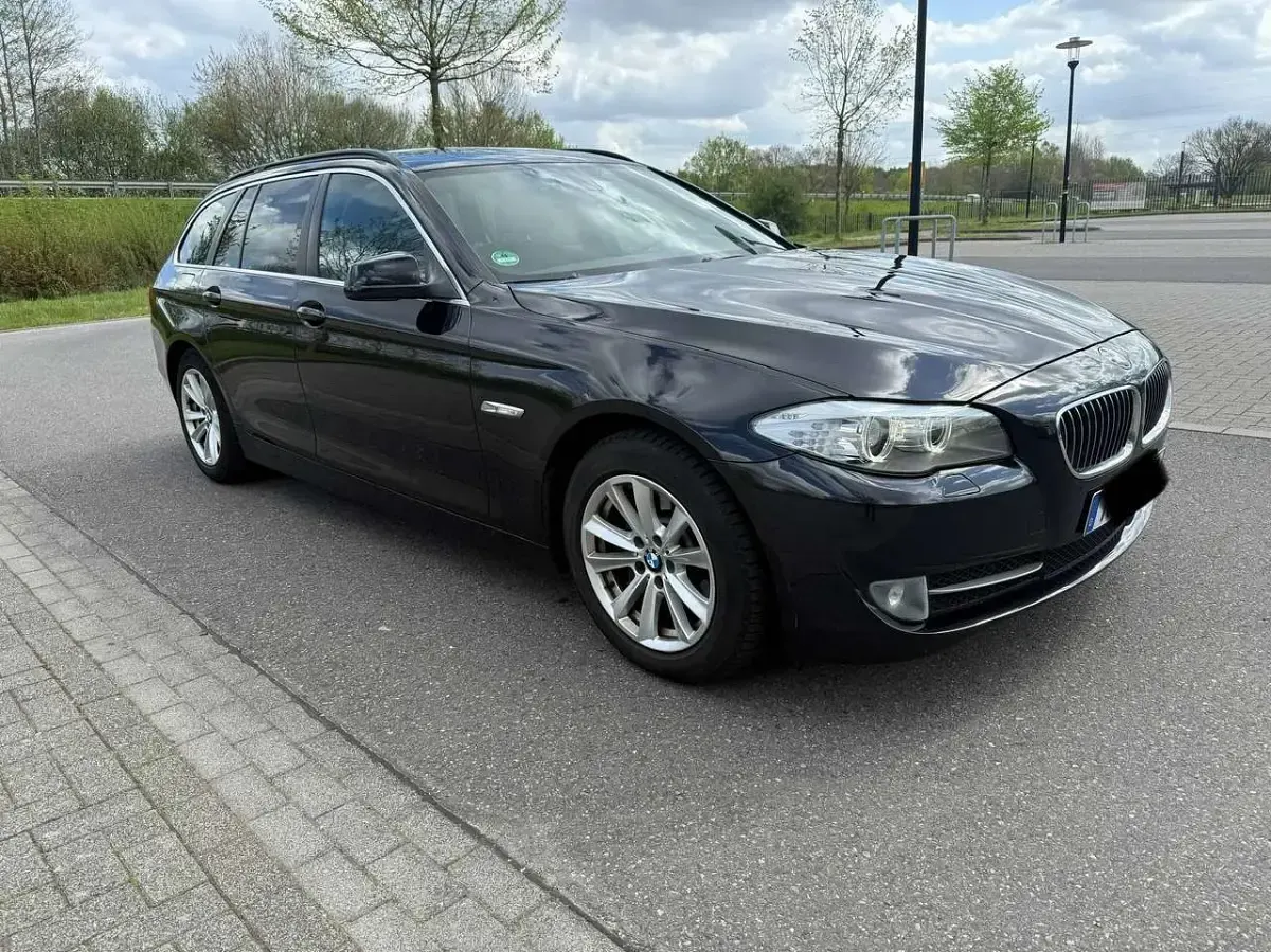 Brugt BMW 525 204 HK (150 kW) 2011 Sort Stationcar