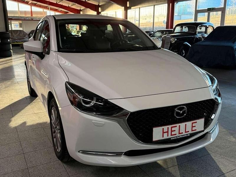 Gebraucht Mazda 2 Homura-Line 90 PS (66 kW) 2022 Snowflake white pearl (metallic) Kleinwagen