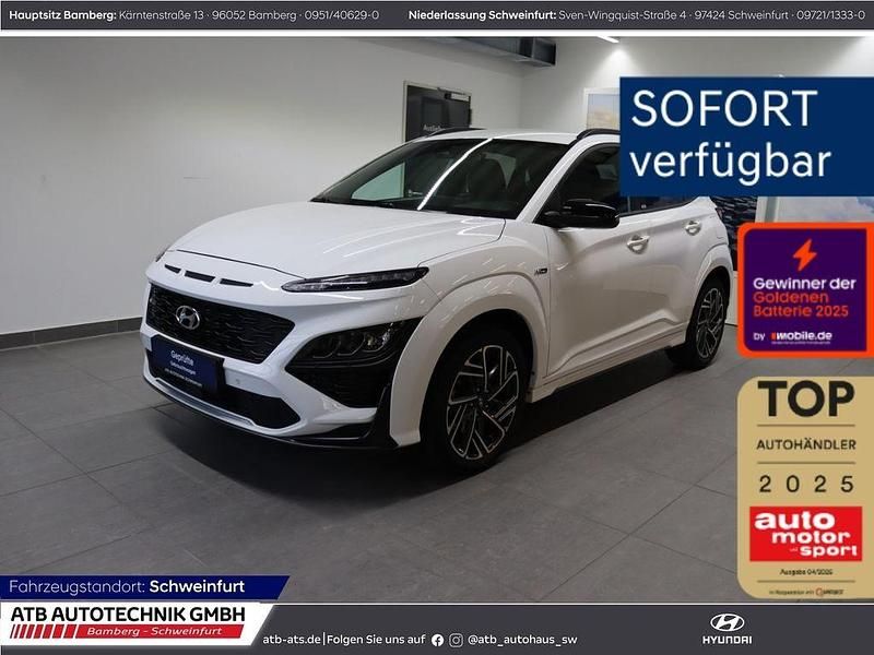 Sol (weiss Gebraucht 2021 Hyundai Kona N Line SUV | 19.790 € (Etwas zu teuer) - Bild 1/4