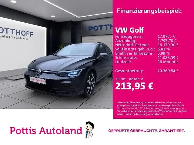 Gebraucht VW Golf VIII R-line 131 PS (96 kW) 2022 Kombi