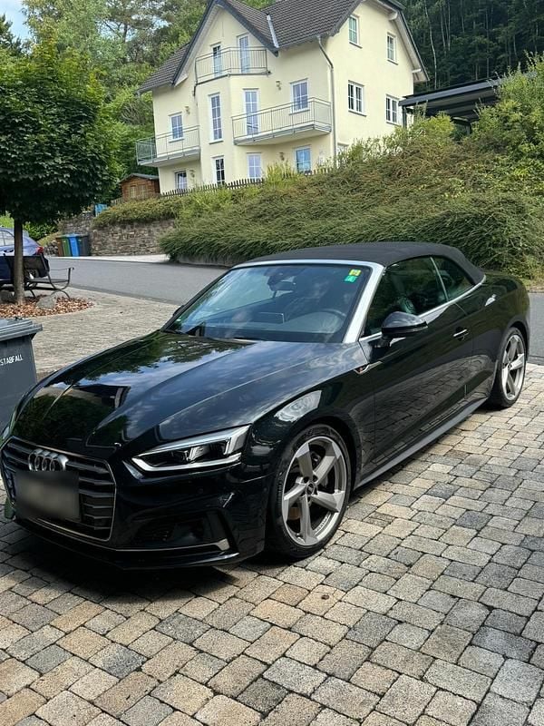 Schwarz Gebraucht 2018 Audi A5 Cabriolet S-Line Cabrio | 23.990 € (Guter Preis) - Bild 1/4