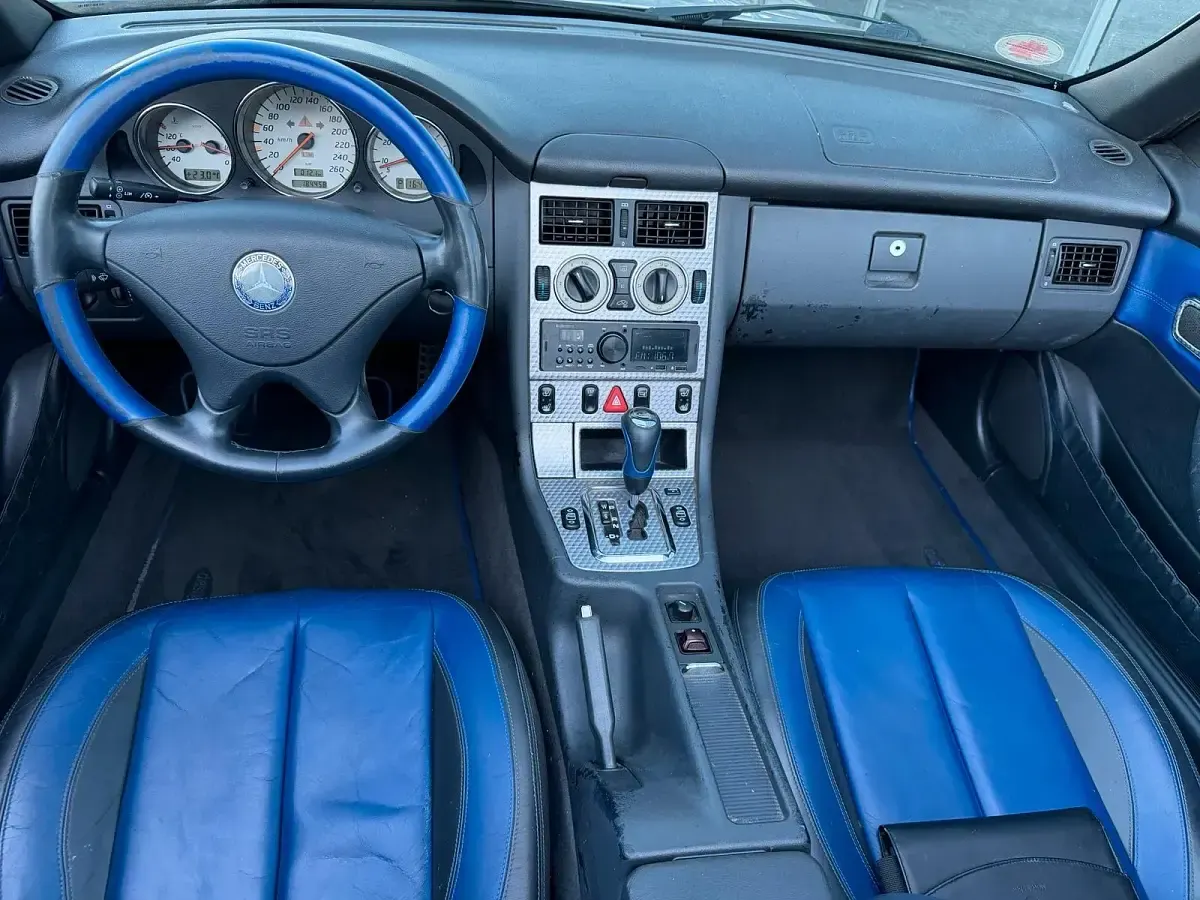 Gebraucht Mercedes SLK200 163 PS (119 kW) 2003 Silber Cabrio