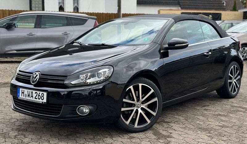 Schwarz Gebraucht 2013 VW Golf Cabriolet Cabrio | 11.900 € (Fairer Preis) - Bild 1/4