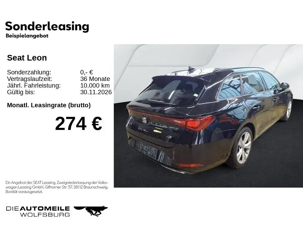 Gebraucht Seat Leon ST FR 150 PS (110 kW) 2025 Mitternachtsschwarz Kombi