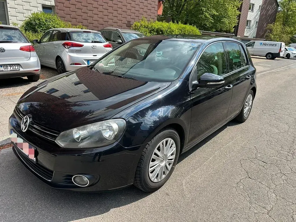 Gebraucht VW Golf VI Highline 122 PS (89 kW) 2009 Schwarz Kleinwagen