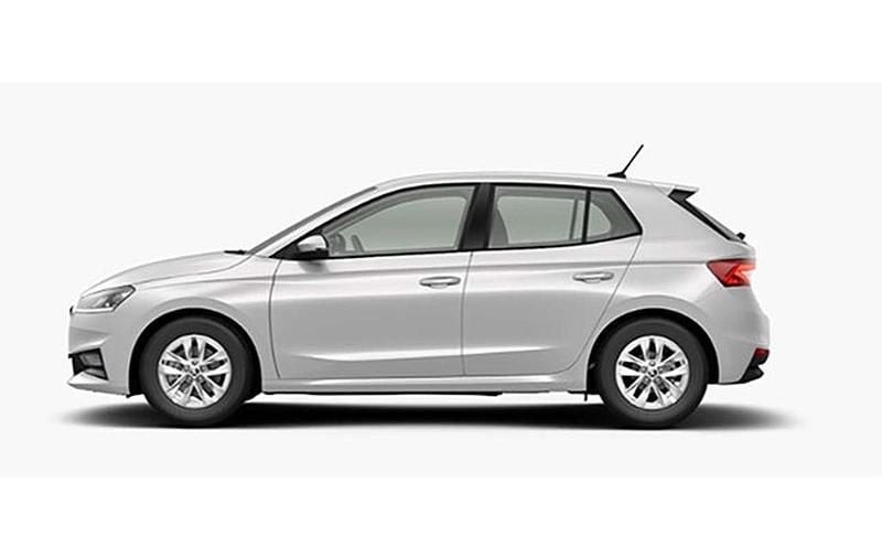 Neu Skoda Fabia Drive 116 PS (85 kW) 2025 Mondweiß metallic Kleinwagen