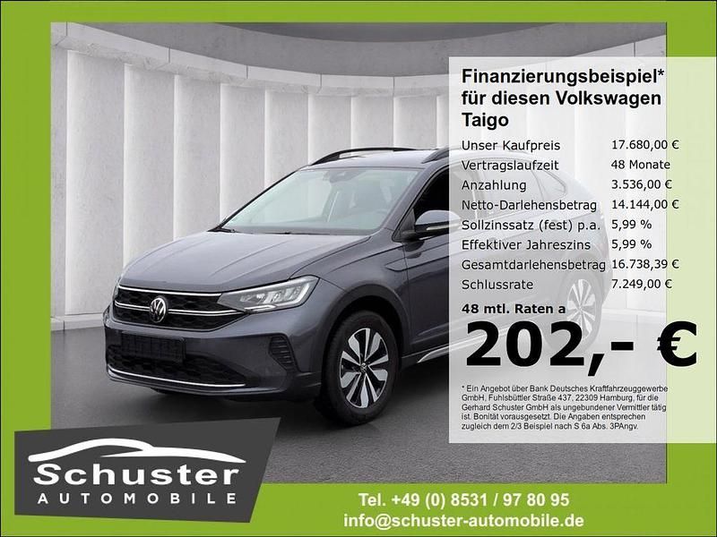 Grau Gebraucht 2024 VW Taigo Move SUV | 17.680 € (Guter Preis) - Bild 1/4