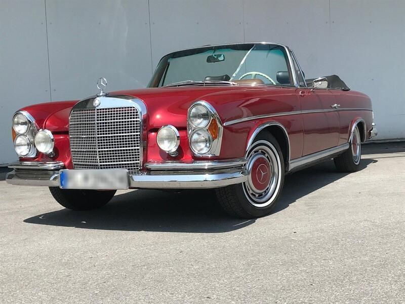 Rot Gebraucht 1962 Mercedes W111 SE Cabrio | 140.000 € - Bild 1/4