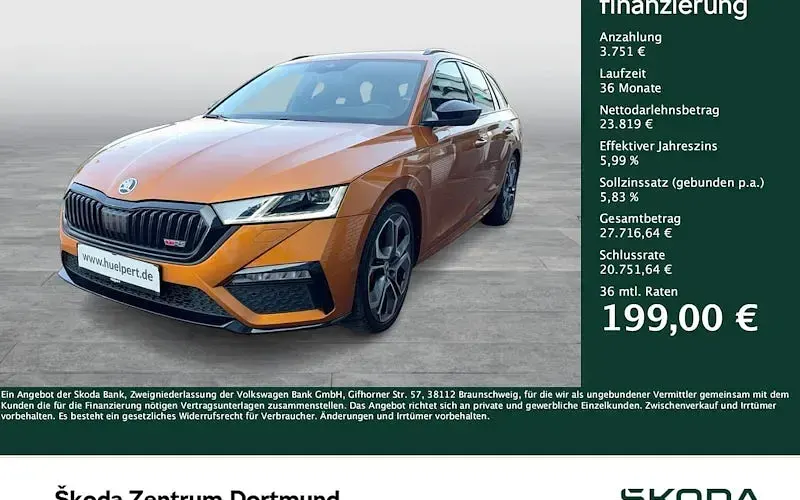 Gebraucht Skoda Octavia RS 265 PS (194 kW) 2022 Kombi