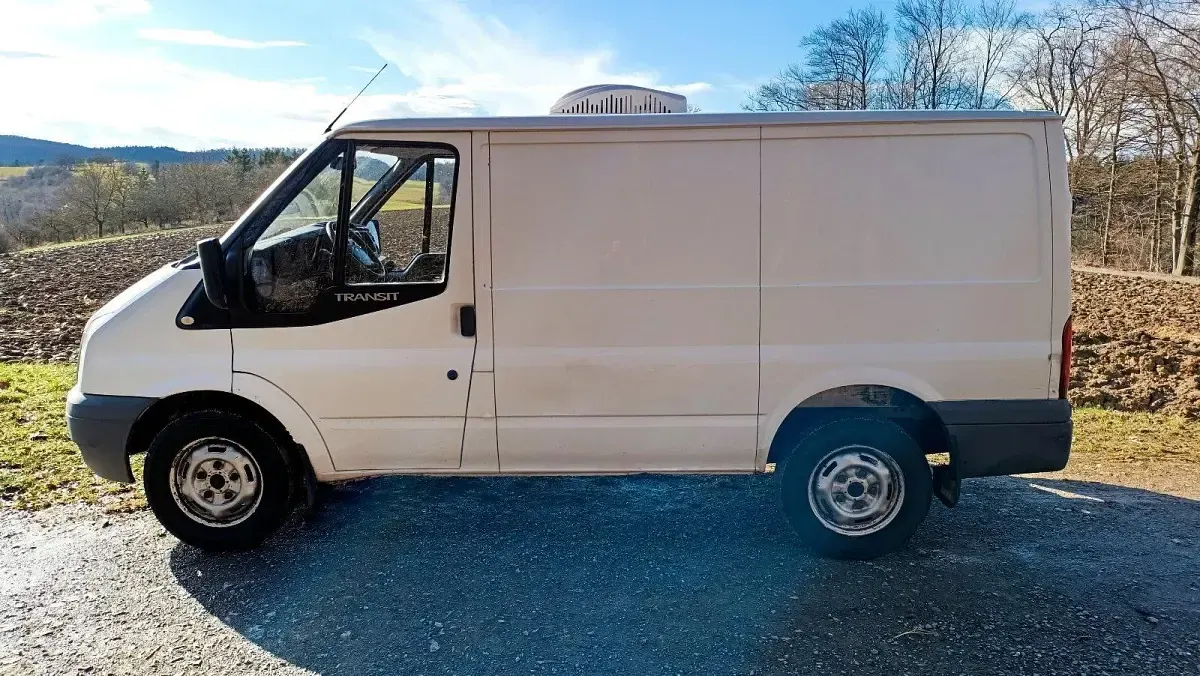 Gebraucht Ford Transit 101 PS (74 kW) 2008 Weiß Van / Kleinbus
