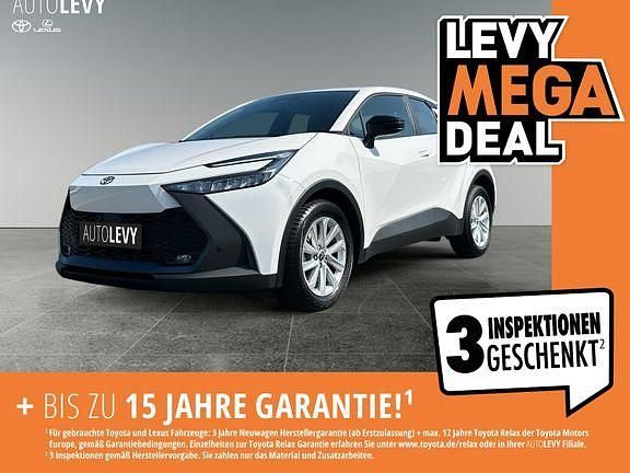 Schnee weiß Gebraucht 2024 Toyota C-HR Business Edition SUV | 25.890 € (Superpreis) - Bild 1/4