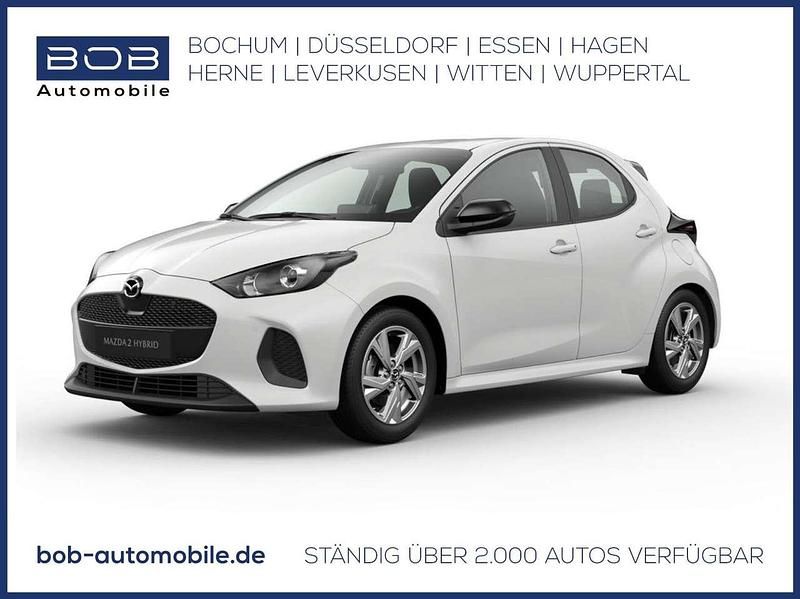Lunar white Neu 2025 Mazda 2 Exclusive-Line Kleinwagen | 24.888 € (Fairer Preis) - Bild 1/3