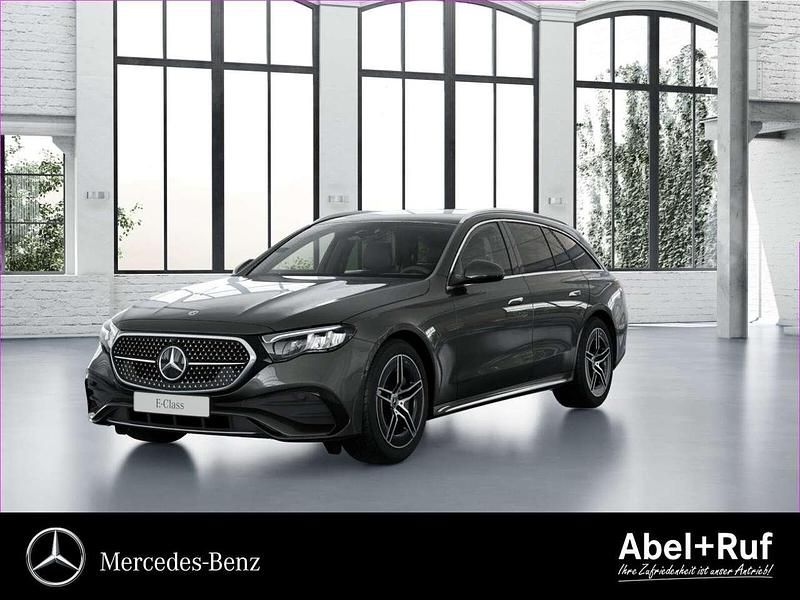 Lack graphitgrau Gebraucht 2024 Mercedes E220 AMG Kombi | 55.499 € (Teuer) - Bild 1/4
