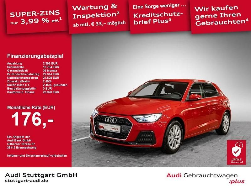 Progressivrot metallic Gebraucht 2024 Audi A1 Sportback Advanced Plus Kleinwagen | 23.920 € (Fairer Preis) - Bild 1/2