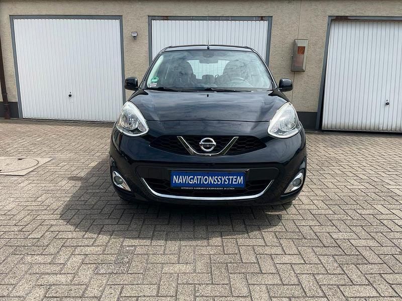 Schwarz Gebraucht 2014 Nissan Micra Acenta Kleinwagen | 9.099 € (Fairer Preis) - Bild 1/4