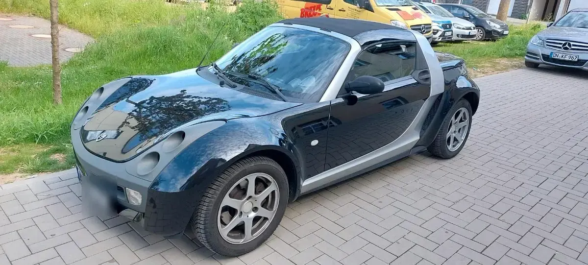 Usata Smart Roadster 82 CV (60 kW) 2003 Nero Cabrio