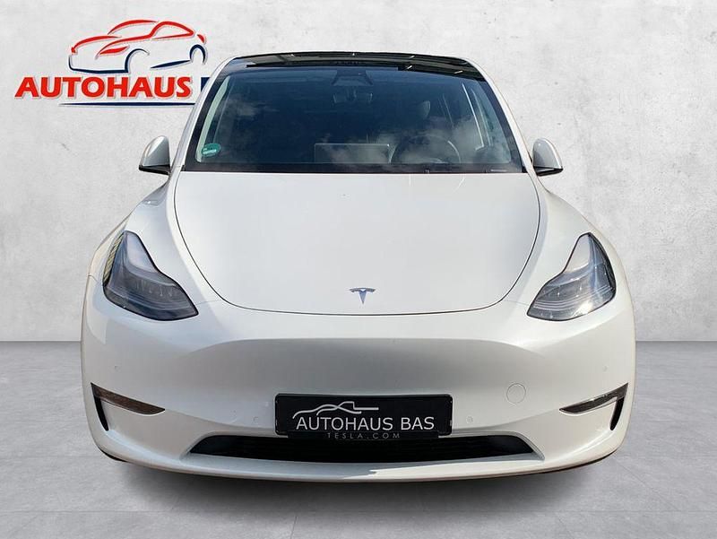 Gebraucht Tesla Model Y Long Range AWD 378 kW (514 PS) 2022 Pearl white multi coat SUV