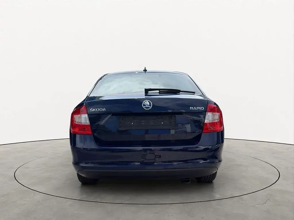 Gebraucht Skoda Rapid Joy 110 PS (80 kW) 2016 Blau Kleinwagen