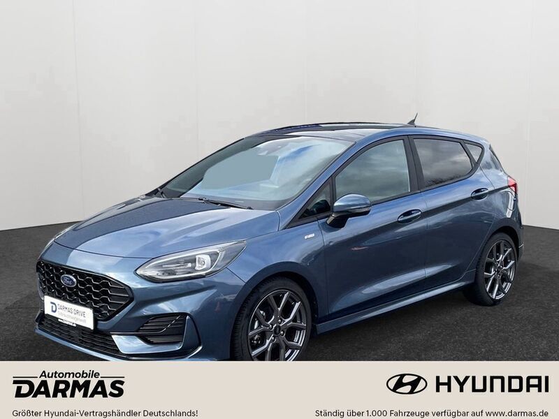 Blau Gebraucht 2022 Ford Fiesta ST-Line Kleinwagen | 18.990 € (Guter Preis) - Bild 1/4
