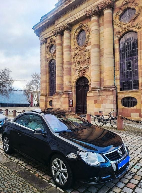 Schwarz Gebraucht 2006 VW Eos Cabrio | 2.400 € (Fairer Preis) - Bild 1/4