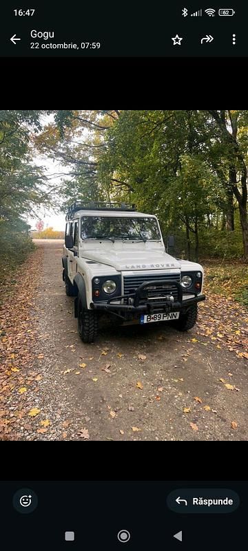 Weiß Gebraucht 2009 Land Rover Defender SUV | 19.900 € - Bild 1/4