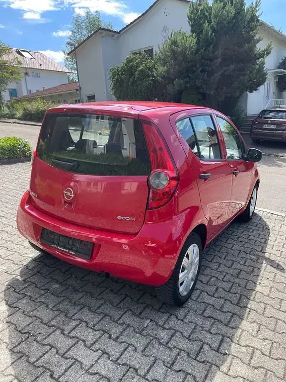 Gebraucht Opel Agila Eco 68 PS (50 kW) 2009 Rot Kleinwagen