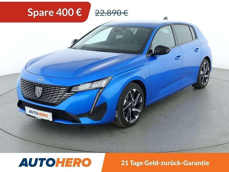 Blau Gebraucht 2023 Peugeot 308 Allure Limousine | 22.490 € (Fairer Preis) - Bild 1/3