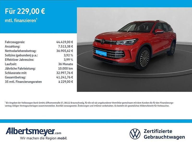Rot Gebraucht 2025 VW Tiguan Elegance SUV | 44.419 € (Superpreis) - Bild 1/4