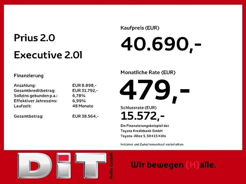 Neu Toyota Prius Executive 223 PS (164 kW) 2025 Mustard metallic Limousine