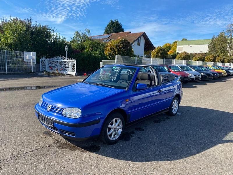 Blau Gebraucht 1999 VW Golf Cabriolet Cabrio | 2.000 € (Guter Preis) - Bild 1/4