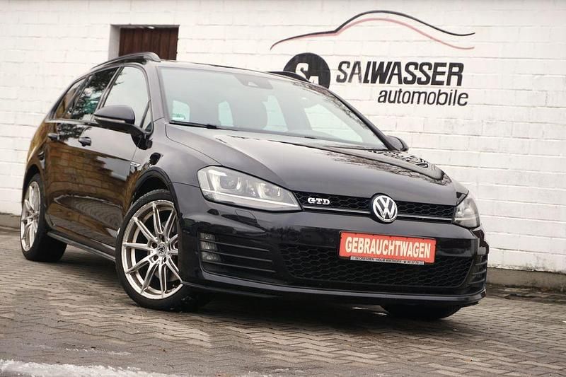 Schwarz Gebraucht 2015 VW Golf VII GTD Kombi | 8.500 € (Superpreis) - Bild 1/4