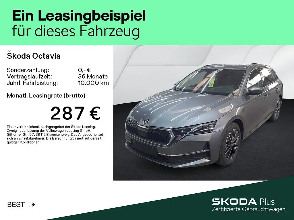Gebraucht Skoda Octavia Tour 150 PS (110 kW) 2025 Graphitegrau metallic Kombi