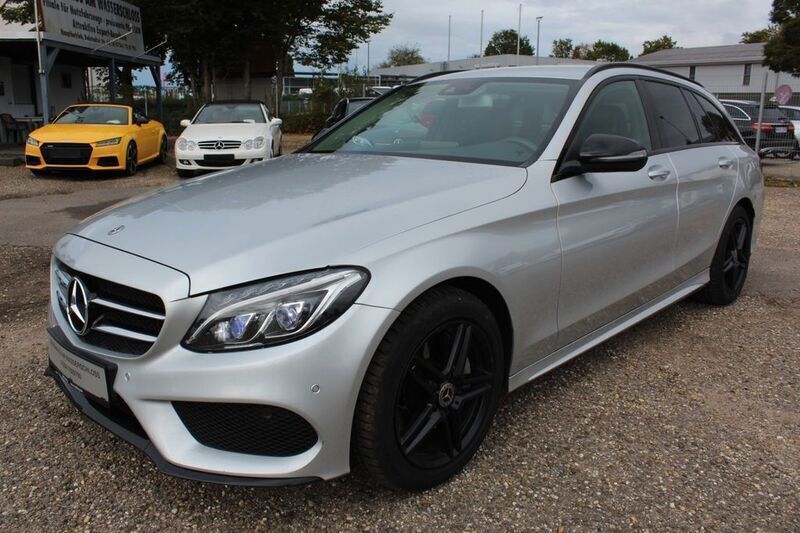 Silber Gebraucht 2018 Mercedes C400 Exclusive Limousine | 21.795 € (Superpreis) - Bild 1/4
