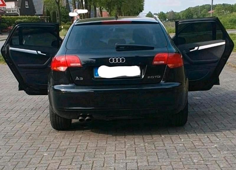 Schwarz Gebraucht 2008 Audi A3 Sportback Kleinwagen | 6.550 € (Teuer) - Bild 1/4