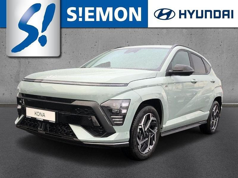 Grün Gebraucht 2023 Hyundai Kona N Line SUV | 29.930 € (Fairer Preis) - Bild 1/4