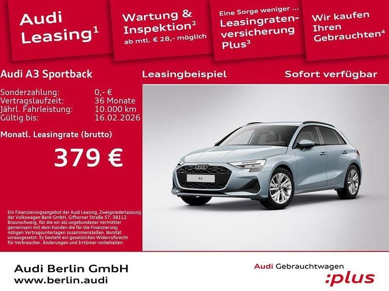 Pfeilgrau perleffekt Gebraucht 2025 Audi A3 Ambiente Kombi | 35.100 € (Fairer Preis) - Bild 1/3