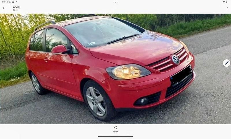 Rot Gebraucht 2007 VW Golf Plus Van / Kleinbus | 3.200 € (Superpreis) - Bild 1/4