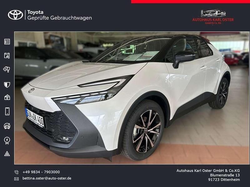 Platinumweiss perleffekt/schwa Gebraucht 2025 Toyota C-HR SUV | 38.990 € (Etwas zu teuer) - Bild 1/4