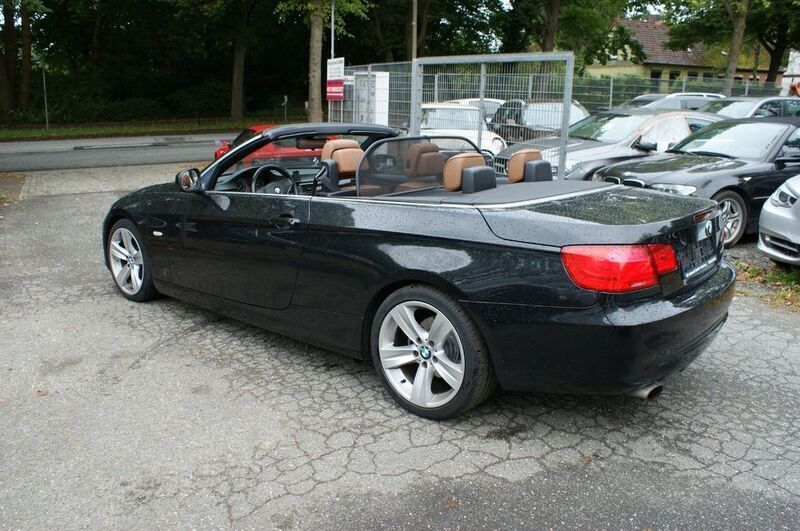 Schwarz Gebraucht 2011 BMW 318 Cabriolet Cabrio | 10.900 € (Teuer) - Bild 1/4