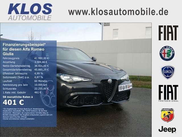 Schwarz metallic Gebraucht 2023 Alfa Romeo Giulia Competizione Limousine | 41.990 € (Teuer) - Bild 1/4