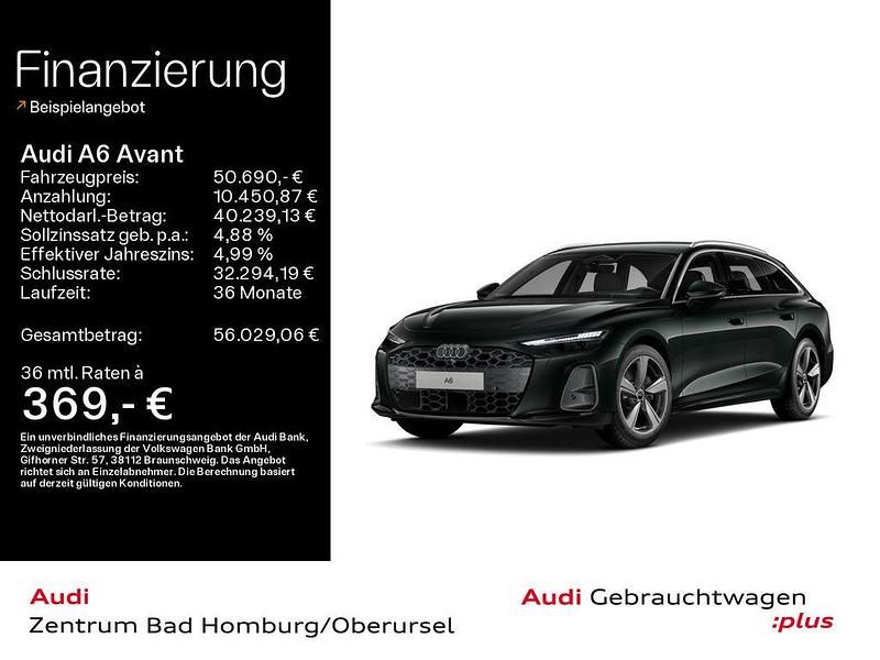 Gebraucht Audi A6 Performance 204 PS (150 kW) 2025 Mitternachtsgrün metallic Kombi