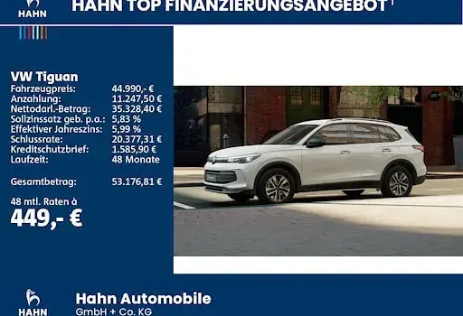 Ny VW Tiguan 150 HK (110 kW) 2026 Hvid SUV