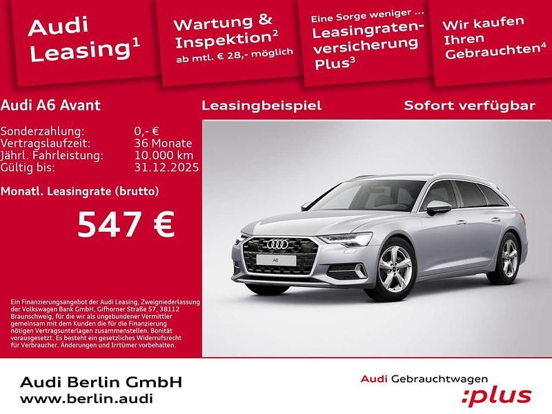 Florettsilber metallic Gebraucht 2024 Audi A6 Advanced Plus Kombi | 47.900 € (Fairer Preis) - Bild 1/3