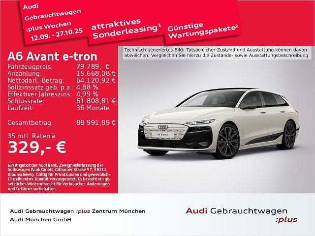 Beige Gebraucht 2025 Audi A6 e-tron Edition .1 Kombi | 79.789 € (Etwas zu teuer) - Bild 1/2
