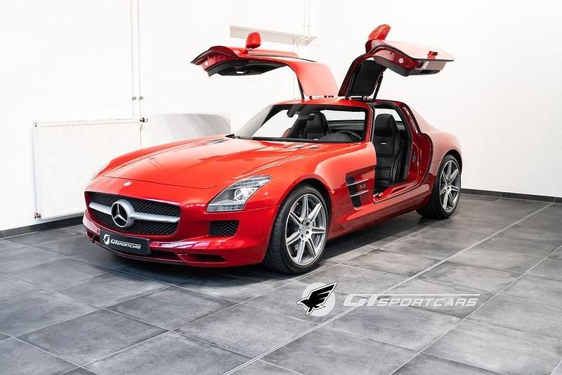 Saphirrot metalliclack Gebraucht 2012 Mercedes SLS AMG AMG Coupé | 198.900 € - Bild 1/4