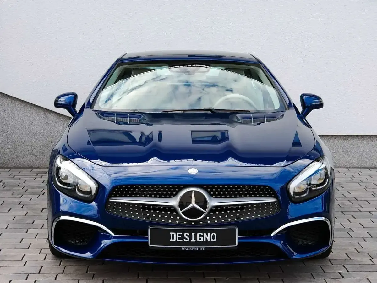 Gebraucht Mercedes SL400 Edition 455 PS (334 kW) 2018 Designo brilliantblau Cabrio