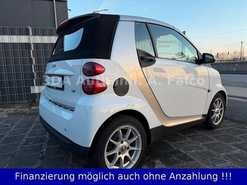 Gebraucht Smart ForTwo Cabrio Passion 45 PS (33 kW) 2008 Tridion silber weiss Cabrio