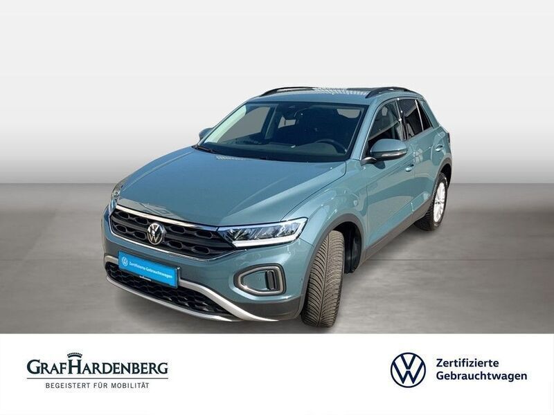 Blau Gebraucht 2024 VW T-Roc Life SUV | 22.777 € (Guter Preis) - Bild 1/3